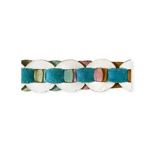 Vintage Multi color leather belt
